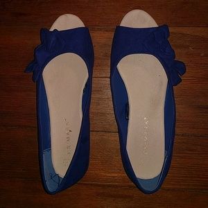 Blue flats